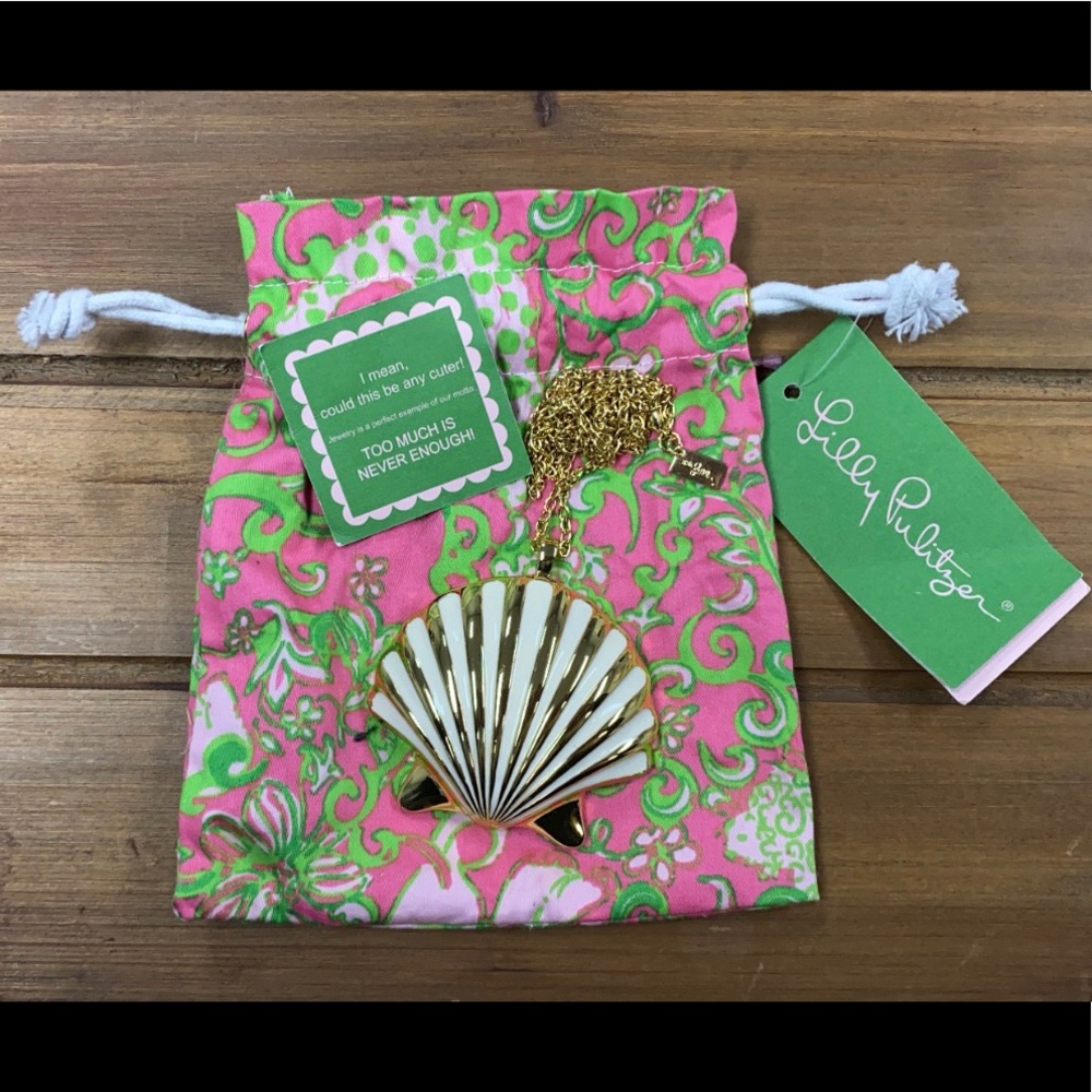LILY PULITZER SEASHELL BOTTLE OPENER NECKLACE